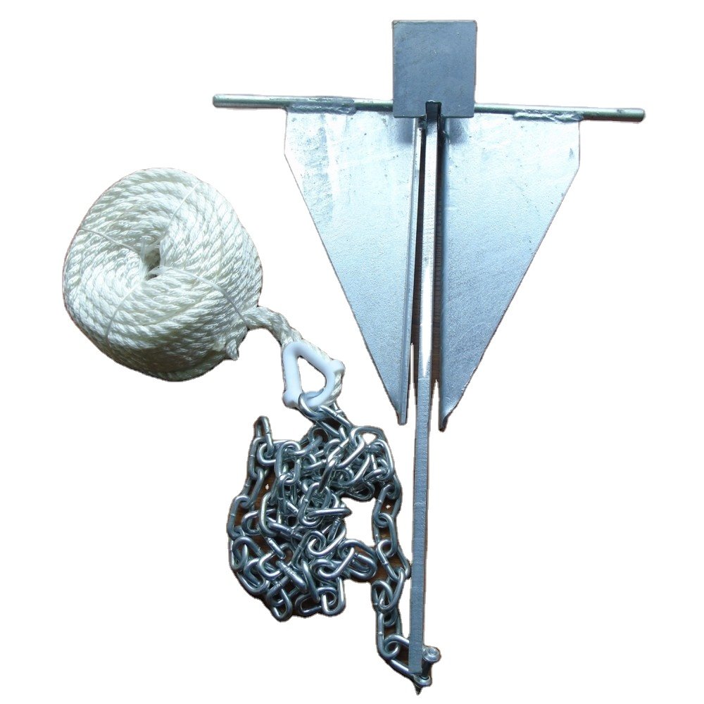 Boat Accessories Hot Galvanized Danforth Anchor Marine Galvanized Fluke Anchor Kit